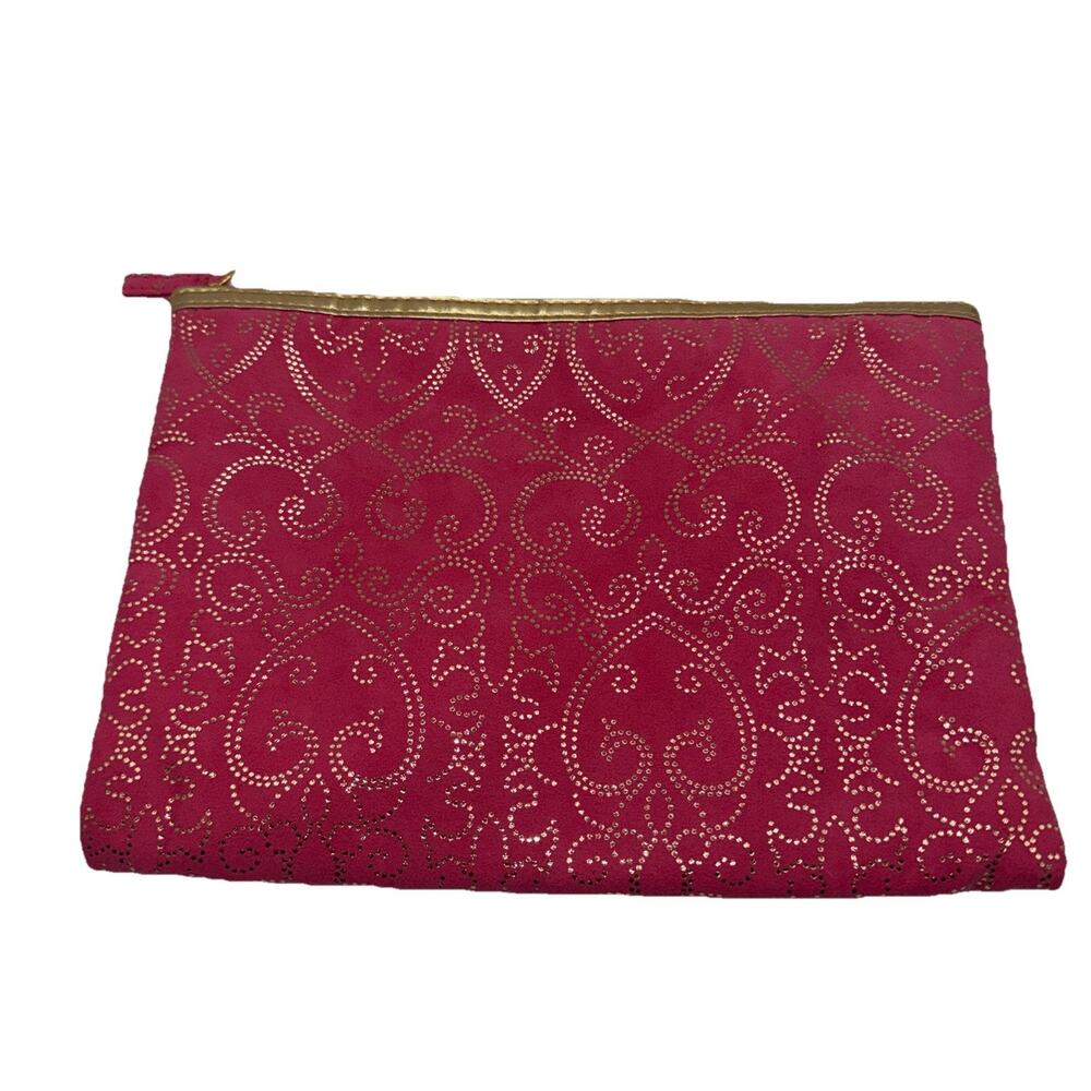 7.5” x 10” Purse Handbag Pink / Gold